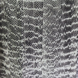 Jason Wu snake python print silk dress black grey hourglass