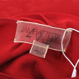 An elegant midi dress in pillar box red by Giambattista Valli
