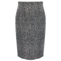Michael Kors Collection luxurious pencil skirt in a black and white tweed