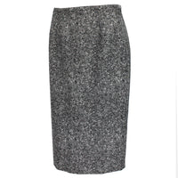Michael Kors Collection luxurious pencil skirt in a black and white tweed
