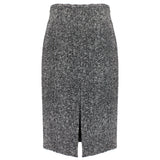 Michael Kors Collection luxurious pencil skirt in a black and white tweed