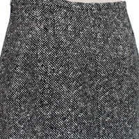 Michael Kors Collection luxurious pencil skirt in a black and white tweed
