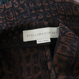 Stella McCartney luxurious mini skirt in a crocodile patterned Jacquard fabric