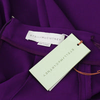 Stella McCartney godet pleat shirt in a beautiful ultra violet purple tone