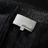 3.1 Phillip Lim mini skirt in a shimmering onyx textured&nbsp;lambs leather&nbsp;