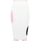 Alexander McQueen luxurious pencil skirt in a stretch knit