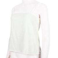 The Row luxurious silk satin camisole in an ivory tone