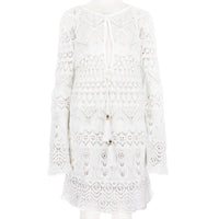 Emilio Pucci crotched white dress