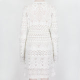 Emilio Pucci crotched white dress