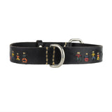 Henry Beguelin handmade dog collar in dark brown leather