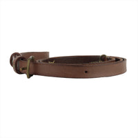 Henry Beguelin dog lead in brown leather