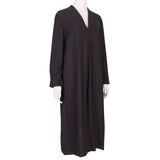 Agnona luxurious jumpsuit in a deep plum purple fabric