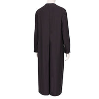 Agnona luxurious jumpsuit in a deep plum purple fabric