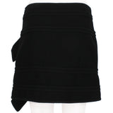 JW Anderson black skirt with exaggerated buckle detailing