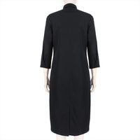 Nina Ricci dress in a black cotton poplin fabric