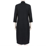 Nina Ricci dress in a black cotton poplin fabric