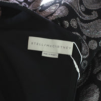 Stella McCartney exquisite black and shimmering silver sculptured dress