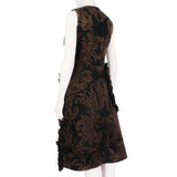 Simone Rocha runway collection chenille tapestry dress