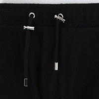 Balmain Paris pure black cashmere sweatpants joggers trousers