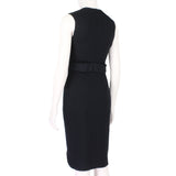 Antonio Berardi slim-fitting black panelled dress