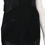 Antonio Berardi slim-fitting black panelled dress
