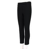 Alexander McQueen slim-fitting black trousers with a cropped leg