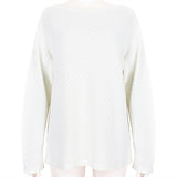 Alaia technical knitwear in white