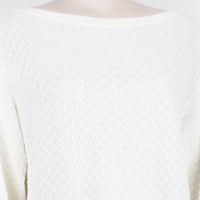 Alaia technical knitwear in white