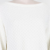 Alaia technical knitwear in white