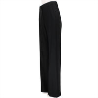 Dries Van Noten luxurious wide leg black trousers