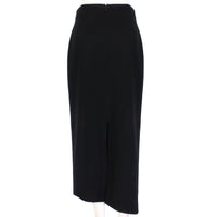 Ellery calf length black skirt with button detailing Jacques asymmetric skirt