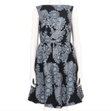 Erdem Kenya dress in a shimmering jacquard floral pattern