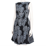 Erdem Kenya dress in a shimmering jacquard floral pattern