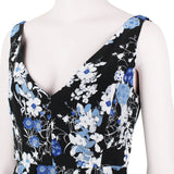 Erdem sun dress in a floral pattern silk fabric