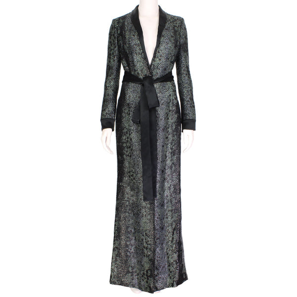 L'Wren Scott long full-length maxi dress in a snakeskin finish