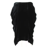Nehera black velvet skirt