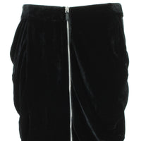 Nehera black velvet skirt