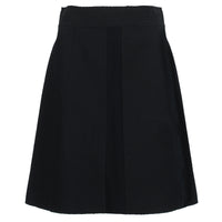 Proenza Schouler luxurious monochrome cotton floral jacquard skirt