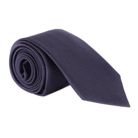 Alexander McQueen woven silk tie in a blue periwinkle blue tone