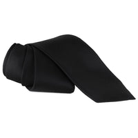 Alexander McQueen black woven silk tie necktie menswear