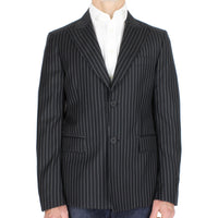 Christopher Kane black and white pinstriped jacket blazer