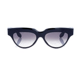 Victoria Beckham cat eye sunglasses in midnight navy dark blue lunettes