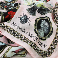 Alexander McQueen luxurious fine silk satin cape / shawl