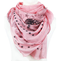 Alexander McQueen finely woven scarf in a soft modal blend The weave of the fabric has been used to create patterning with semi-sheer sections Fringed edging