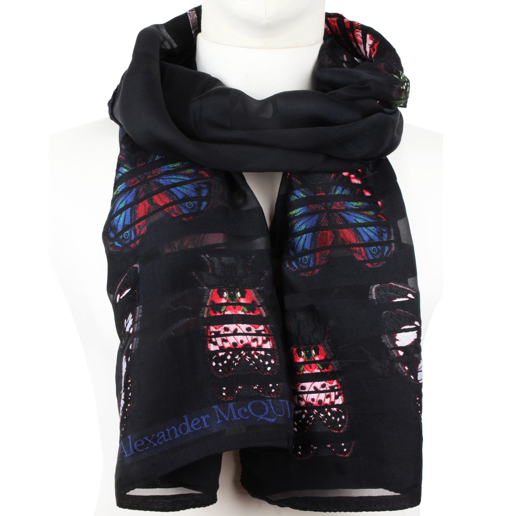 スカーフ alexander mcqueen SCARF (7743053052Q 1078) スカーフ alexander mcqueen SCARF (8357073E78Q 5900) Silk