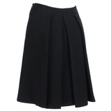 Alexander McQueen luxurious A-line skirt in a woven crepe fabric