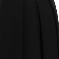 Alexander McQueen luxurious A-line skirt in a woven crepe fabric