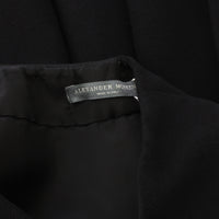 Alexander McQueen luxurious A-line skirt in a woven crepe fabric