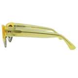 Dries Van Noten yellow frame cat eye sunglasses 1950s
