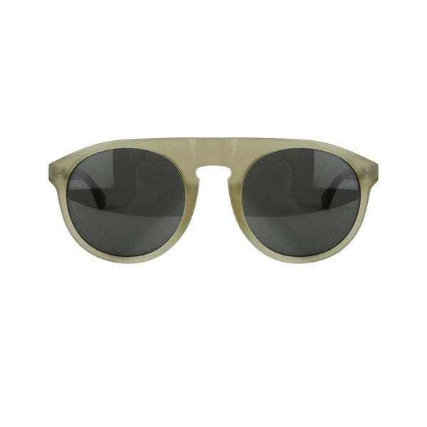 Dries Van Noten khaki flat top sunglasses lunettes